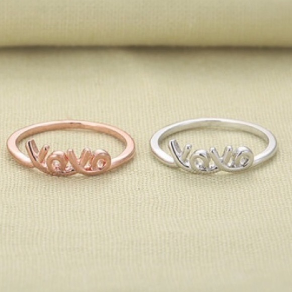 Jewelry - 5 for $25 Silver XOXO 6.5 new ring